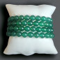 Bracelet Agate verte naturelle Pierres rondes 8mm