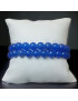 Bracelet Agate bleue naturelle Pierres rondes 8mm