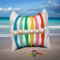 Bracelet Perle caoutchouc "Bracel'été" multicolore