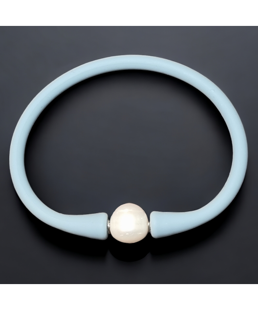 Bracelet Perle caoutchouc "Bracel'été" multicolore