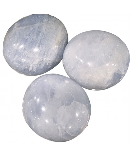 Galet Calcite bleue (s)
