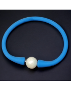 Bracelet Perle caoutchouc "Bracel'été" multicolore