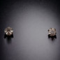Boucles Zirconium multicolore