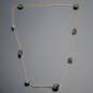 Collier Emeraude Vermeil