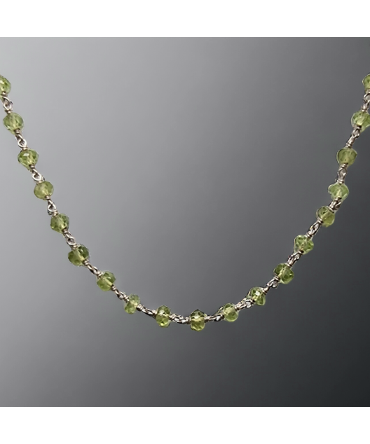 Collier Péridot Argent 925