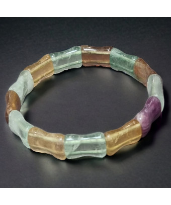Bracelet Fluorite multicolore