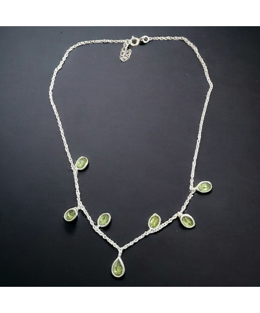 Collier Péridot Argent 925