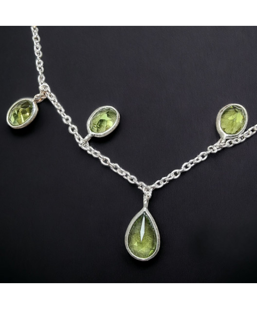Collier Péridot Argent 925