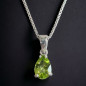 Pendentif Péridot Argent 925 avec chaîne
