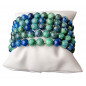 Bracelet Azurite Malachite Pierres rondes Bracelet Azurite Malachite Pierres rondes