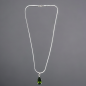 Pendentif Tourmaline verte avec chaîne Argent 925