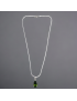 Pendentif Tourmaline verte avec chaîne Argent 925