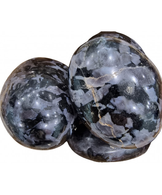 Galet Merlinite noire
