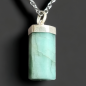 Pendentif Emeraude Argent 925 avec chaîne