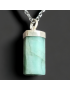 Pendentif Emeraude Argent 925 avec chaîne