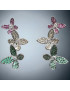 Boucles Zirconium Papillons