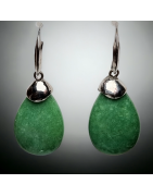 Boucles Aventurine verte