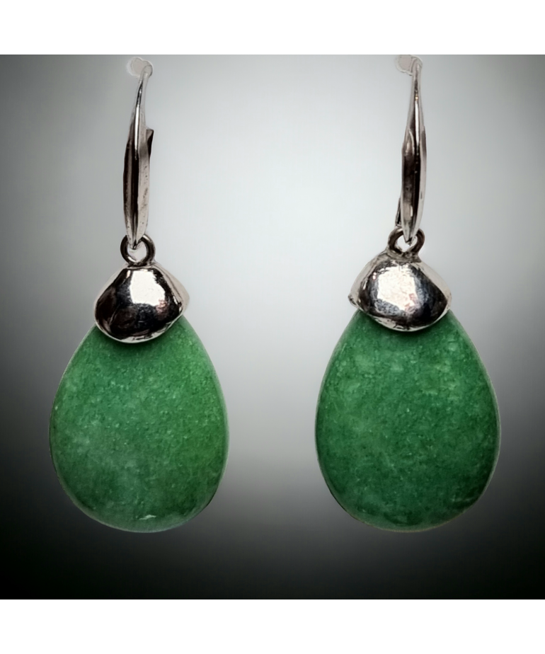 Boucles Aventurine verte