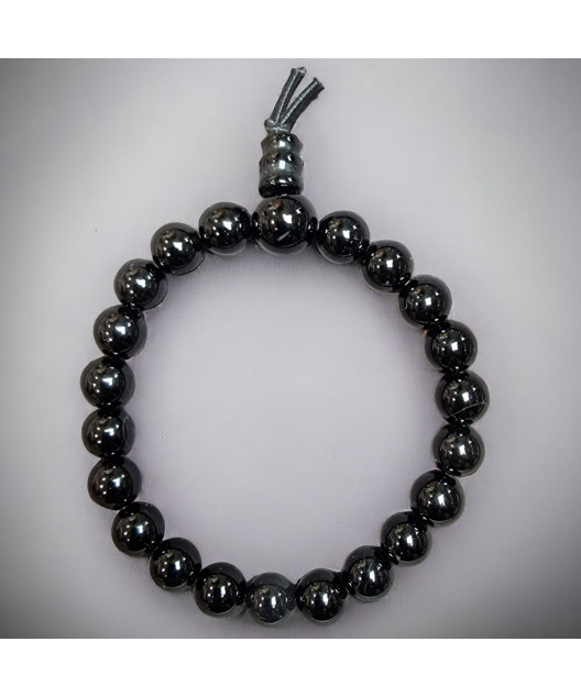 Bracelet Onyx Pierres rondes (s)