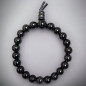 Bracelet Onyx Pierres rondes (s)