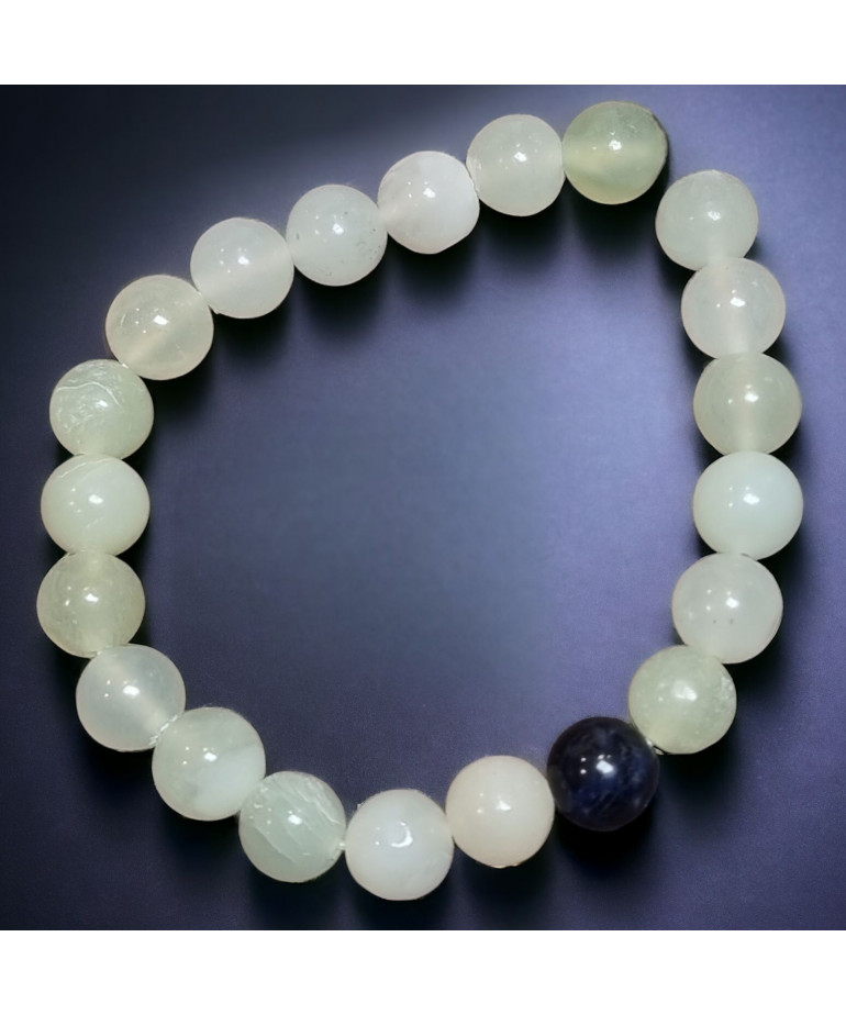 Bracelet Jade Pierres rondes 10mm