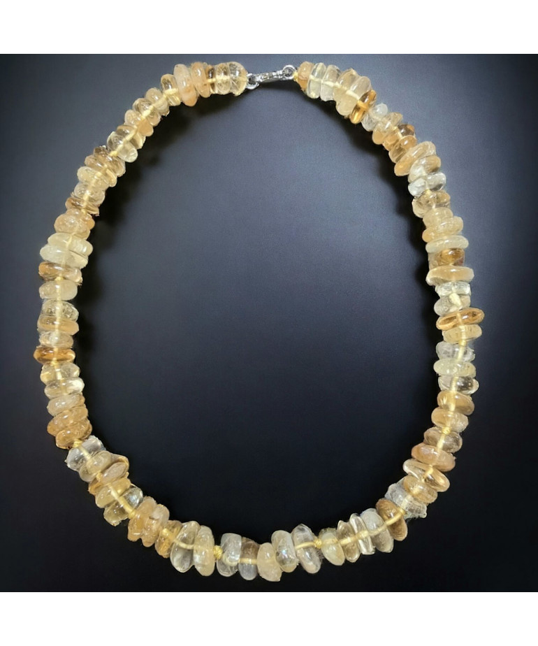 Collier Citrine baroque