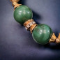 Collier Malachite Pierres rondes 18mm