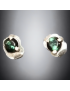 Boucles Tourmaline verte Argent 925