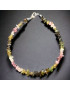 Bracelet Tourmaline Multicolore (Melon d'eau) baroque avec fermoir (s)