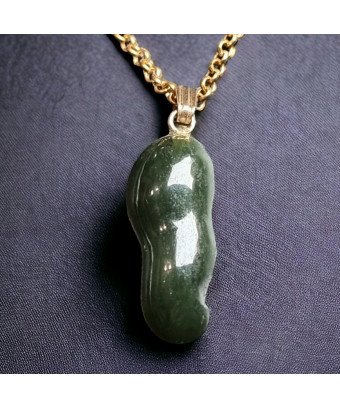 Pendentif Jade avec chaîne...