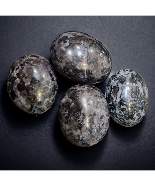 Galet Merlinite noire