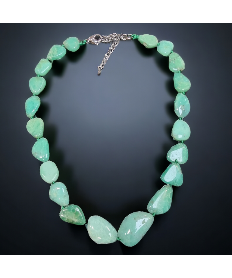 Collier Chrysoprase