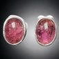 Boucles Tourmaline rose Argent 925