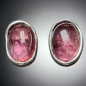 Boucles Tourmaline rose Argent 925