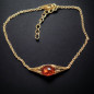 Bracelet Ambre plaqué or