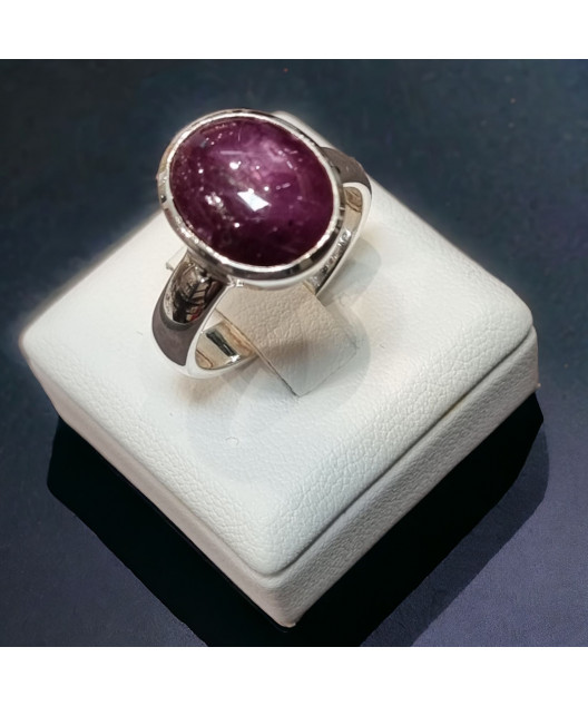 Bague Rubis cabochon Argent 925