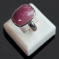 Bague Rubis facetté Argent 925 Taille 57