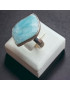 Bague Larimar Argent 925 Taille 58