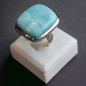 Bague Larimar Argent 925 Taille 56