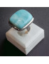 Bague Larimar Argent 925 Taille 56