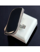 Bague Onyx Argent 925 Taille 54+