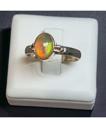 Bague Opale Argent 925 Taille 54