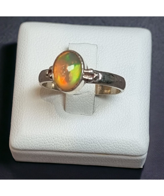 Bague Opale Argent 925 Taille 54