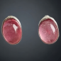 Boucles Tourmaline rose Argent 925