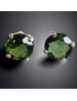 Boucles Tourmaline verte Argent 925