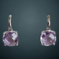 Boucles Améthyste facettées Argent 925
