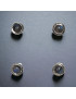 Boucles Labradorite Boutons Argent 925