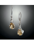Boucles Citrine facettée Argent 925