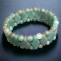 Bracelet Aventurine verte & Jade