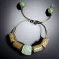 Bracelet Jade gravé sur cordon réglable